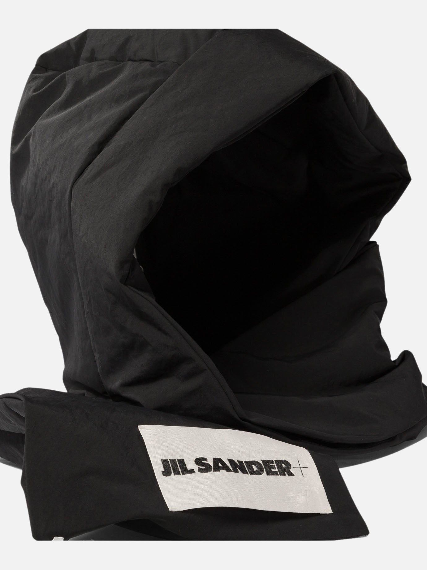 Jil Sander Padded nylon scarf Black