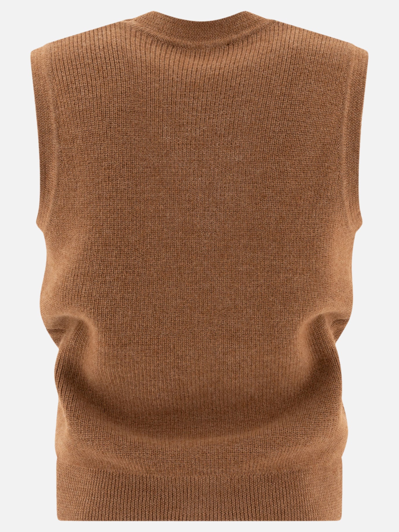 Wool and alpaca vest