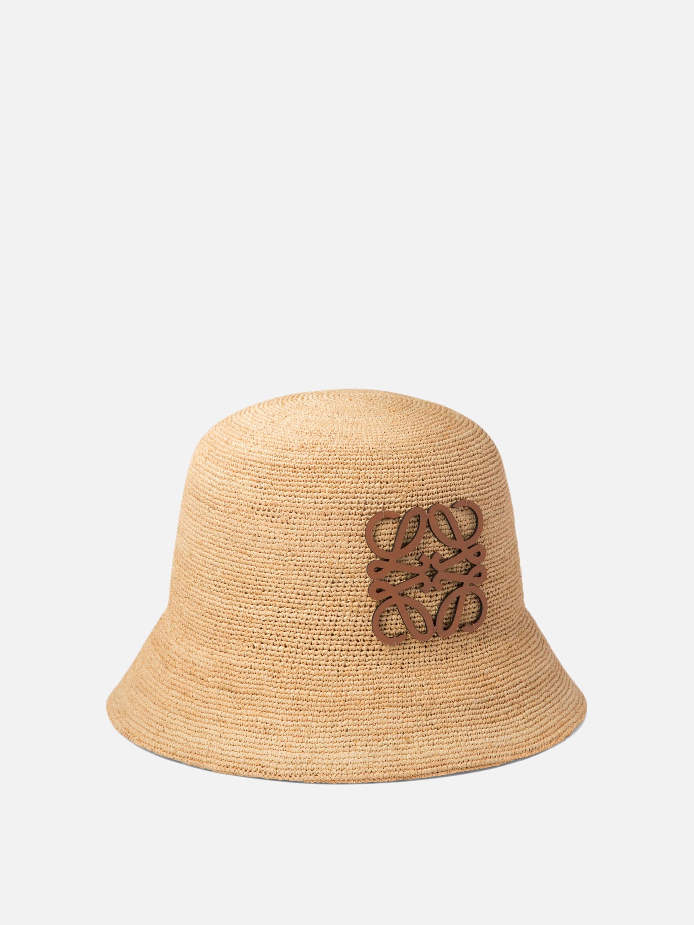 Loewe Raffia bucket hat Beige