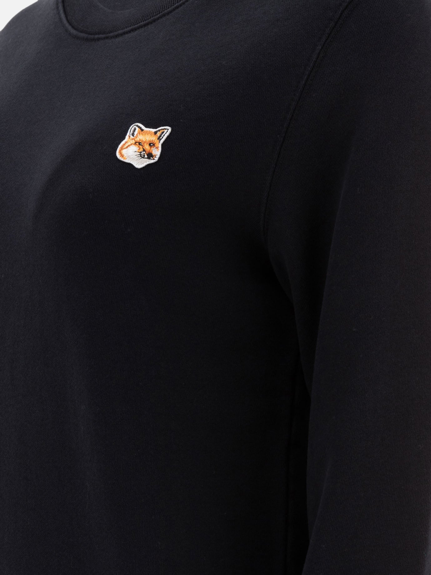 Maison Kitsuné "Fox Head" sweatshirt Black