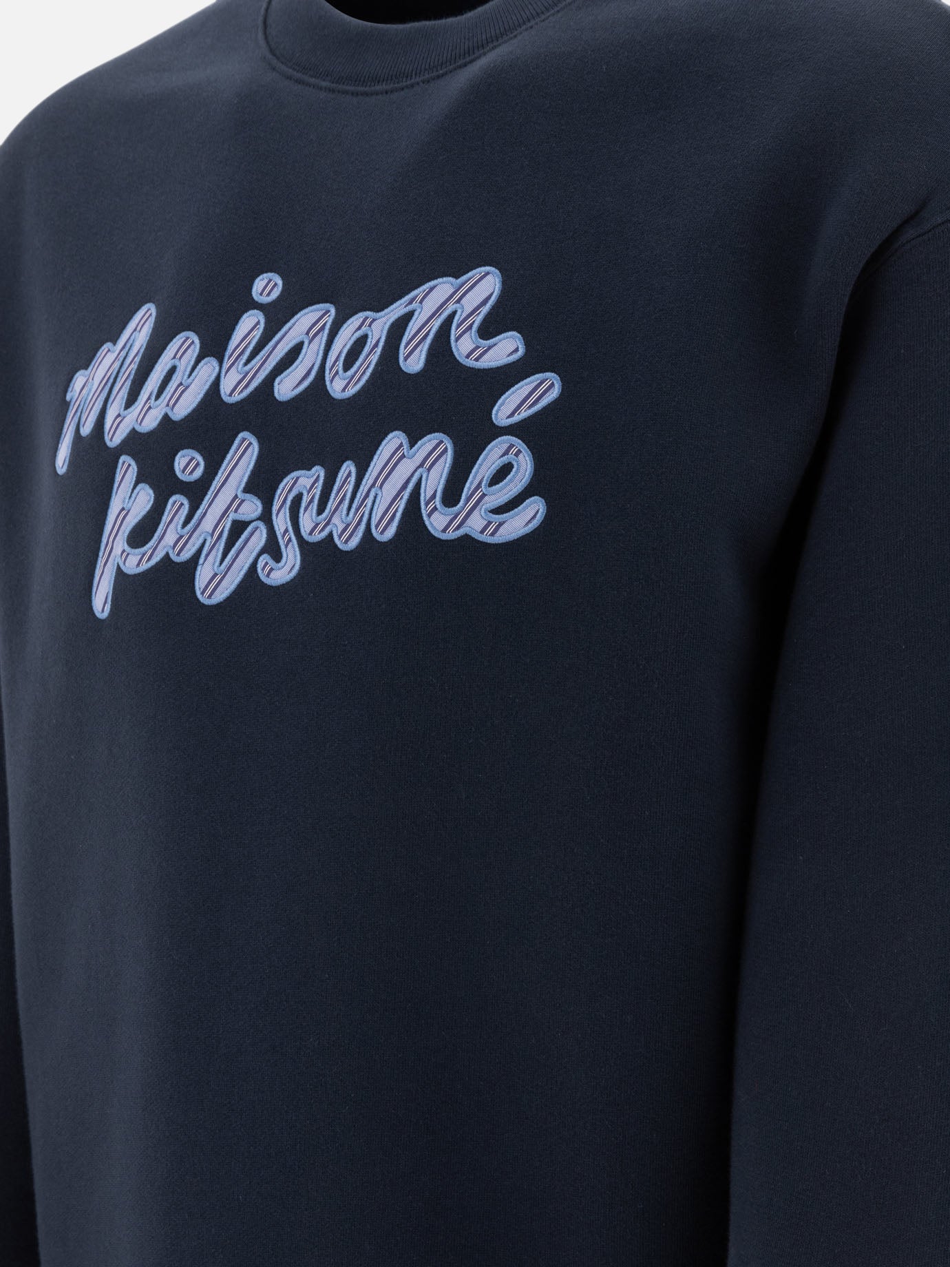 "Handwriting Striped" sweatshirt