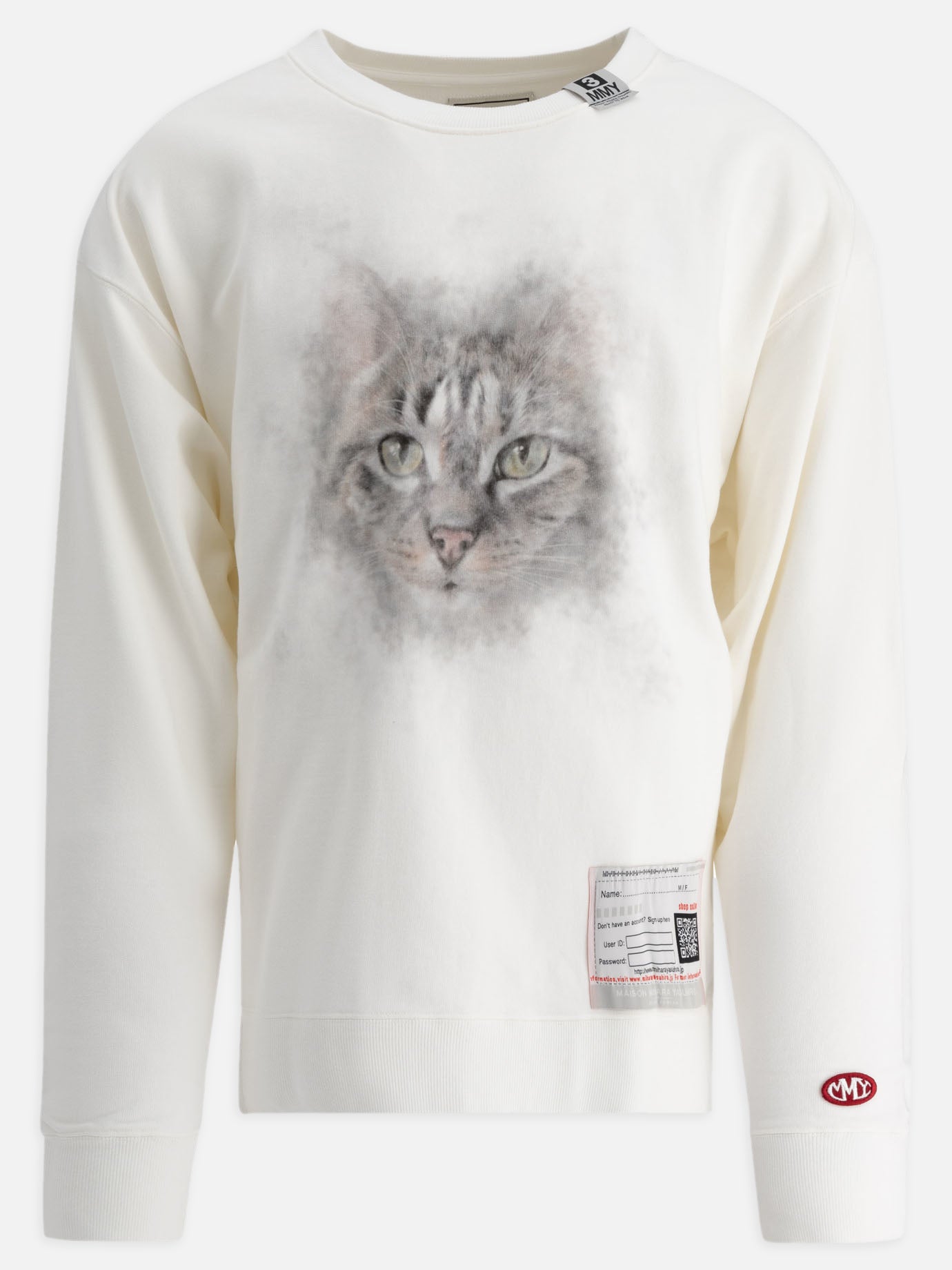 Cat printed sweatshirt