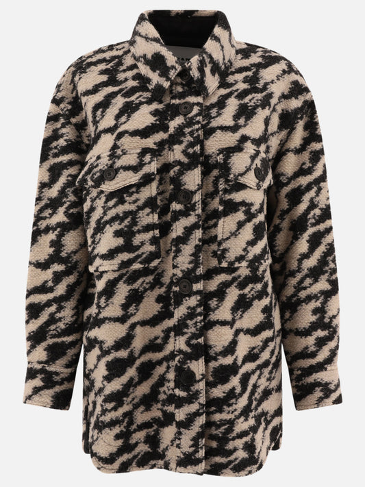 Overshirt jackets Graphics  Beige - Marant Étoile Women | PLP | VIETTI Online Store 
