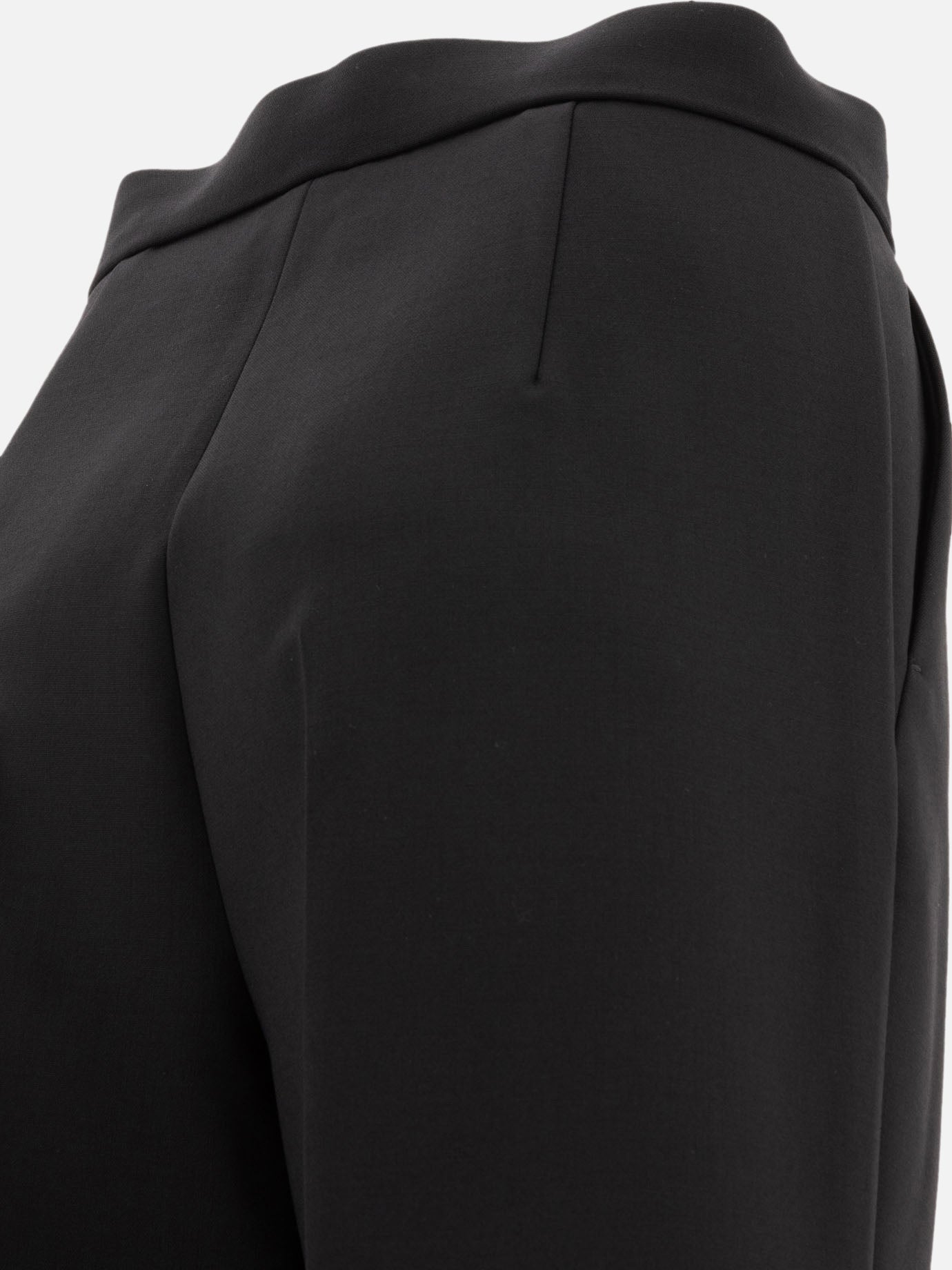 Max Mara "Verbano" stretch wool slim trousers Black