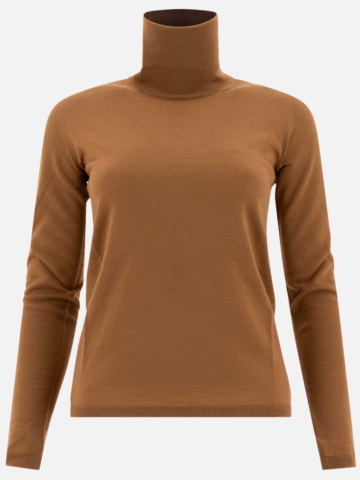 Max Mara Wool turtleneck sweater Beige