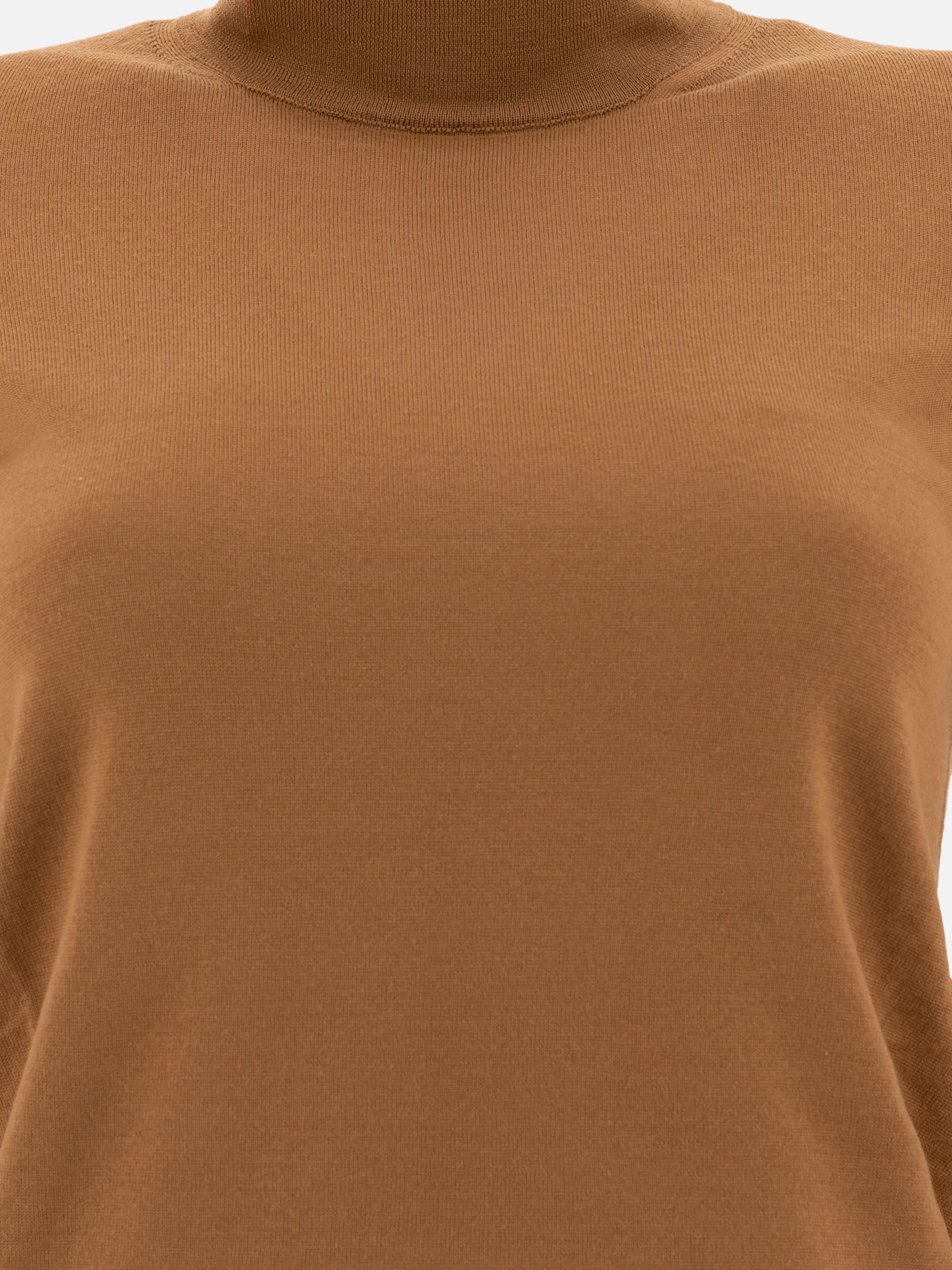 Max Mara Wool turtleneck sweater Beige