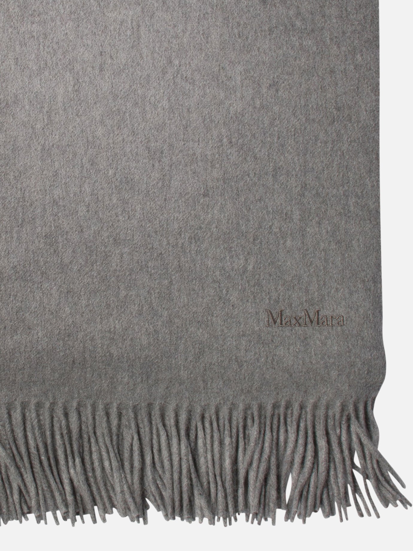 Cashmere stole with embroidery