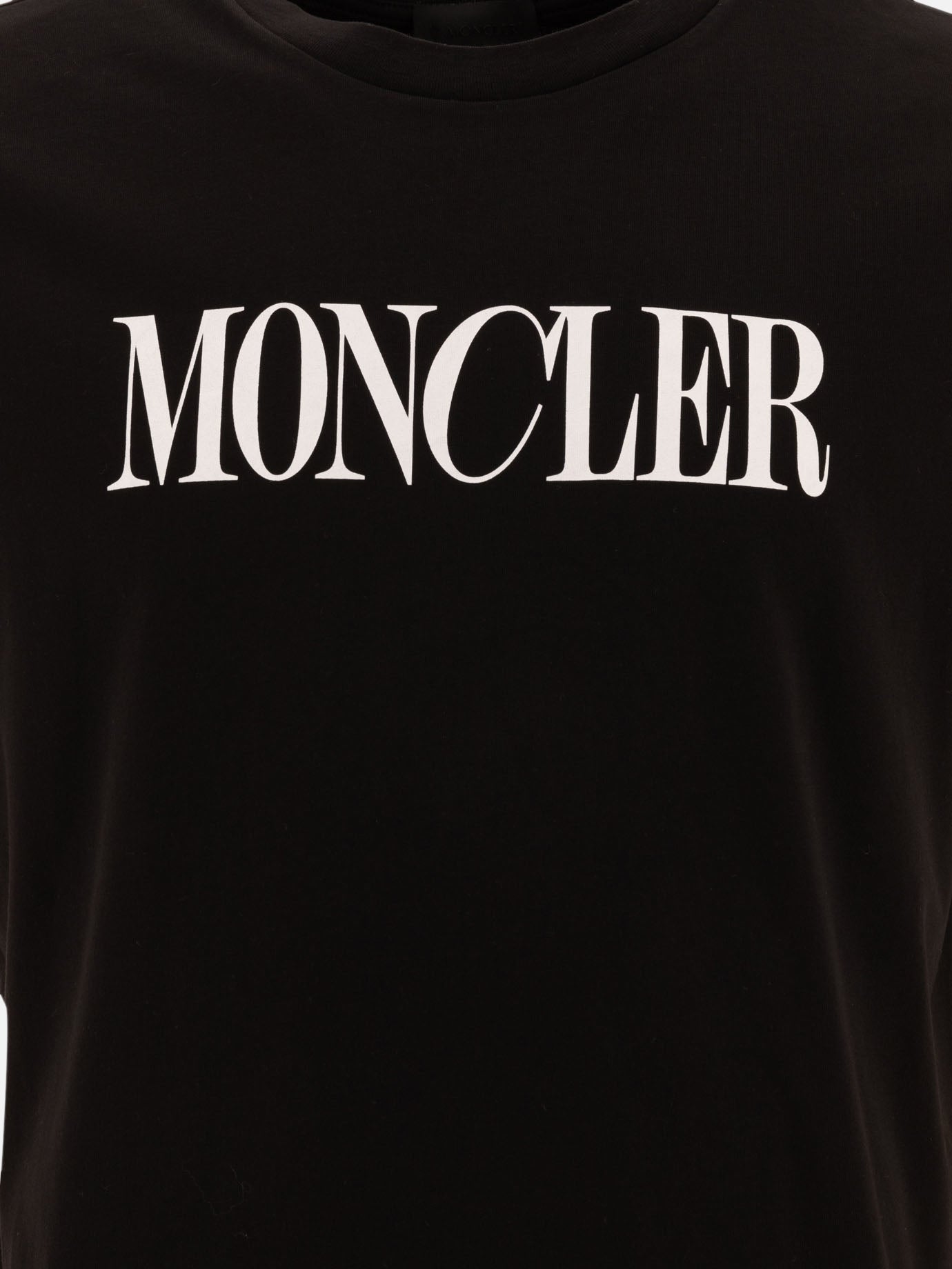 Moncler T-shirt with logo Black