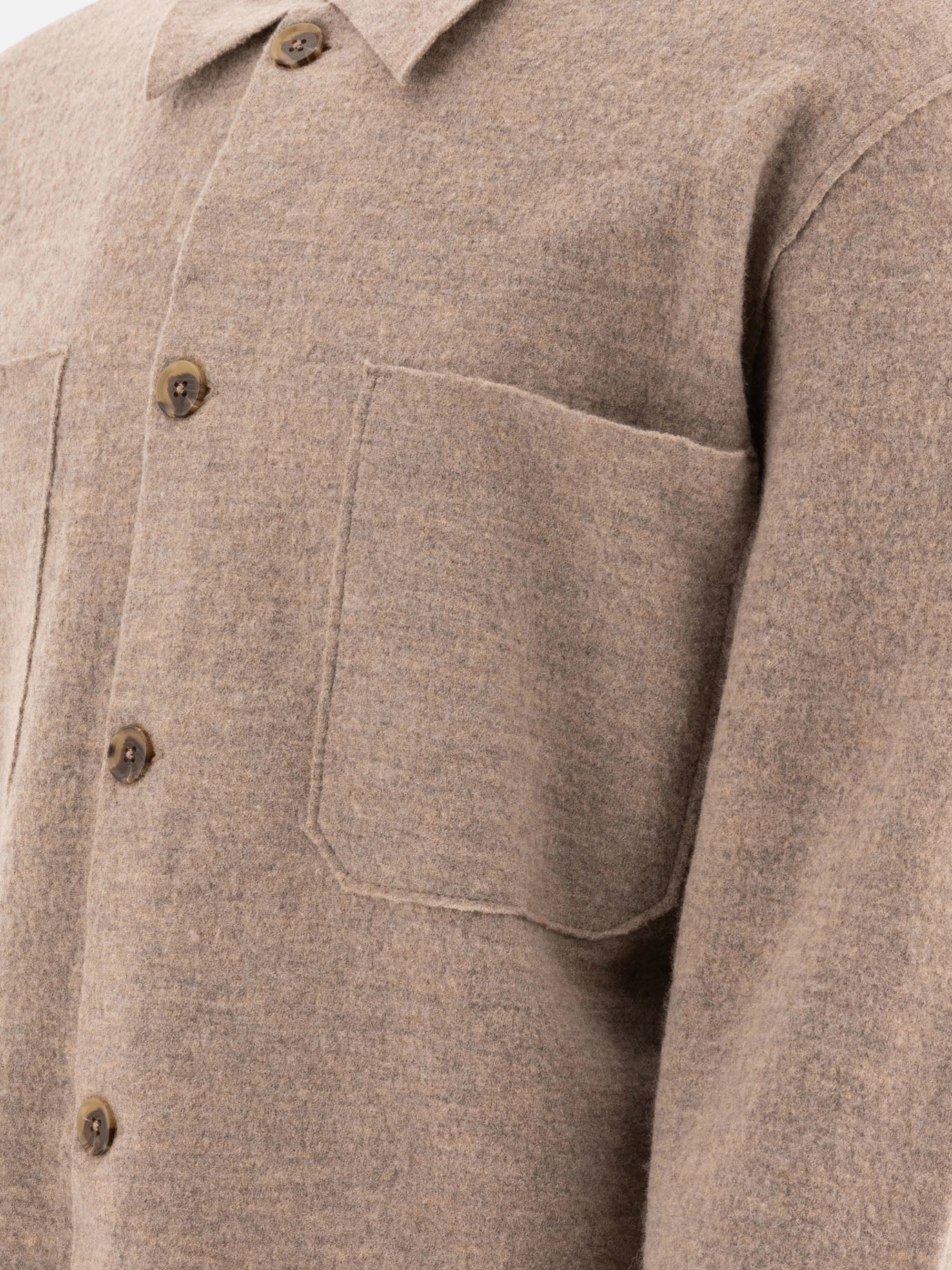 Overshirt jackets Solid colour  Beige - NN.07 Men | PDP | VIETTI Online Store | thumbnail_4