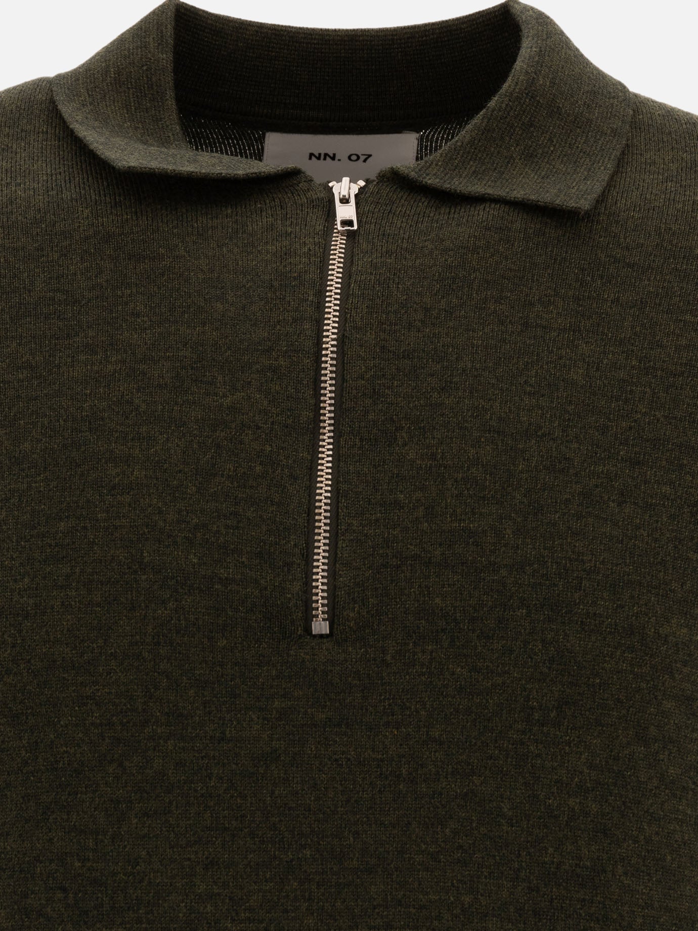 NN.07 "Sergio" half-zip polo shirt Green