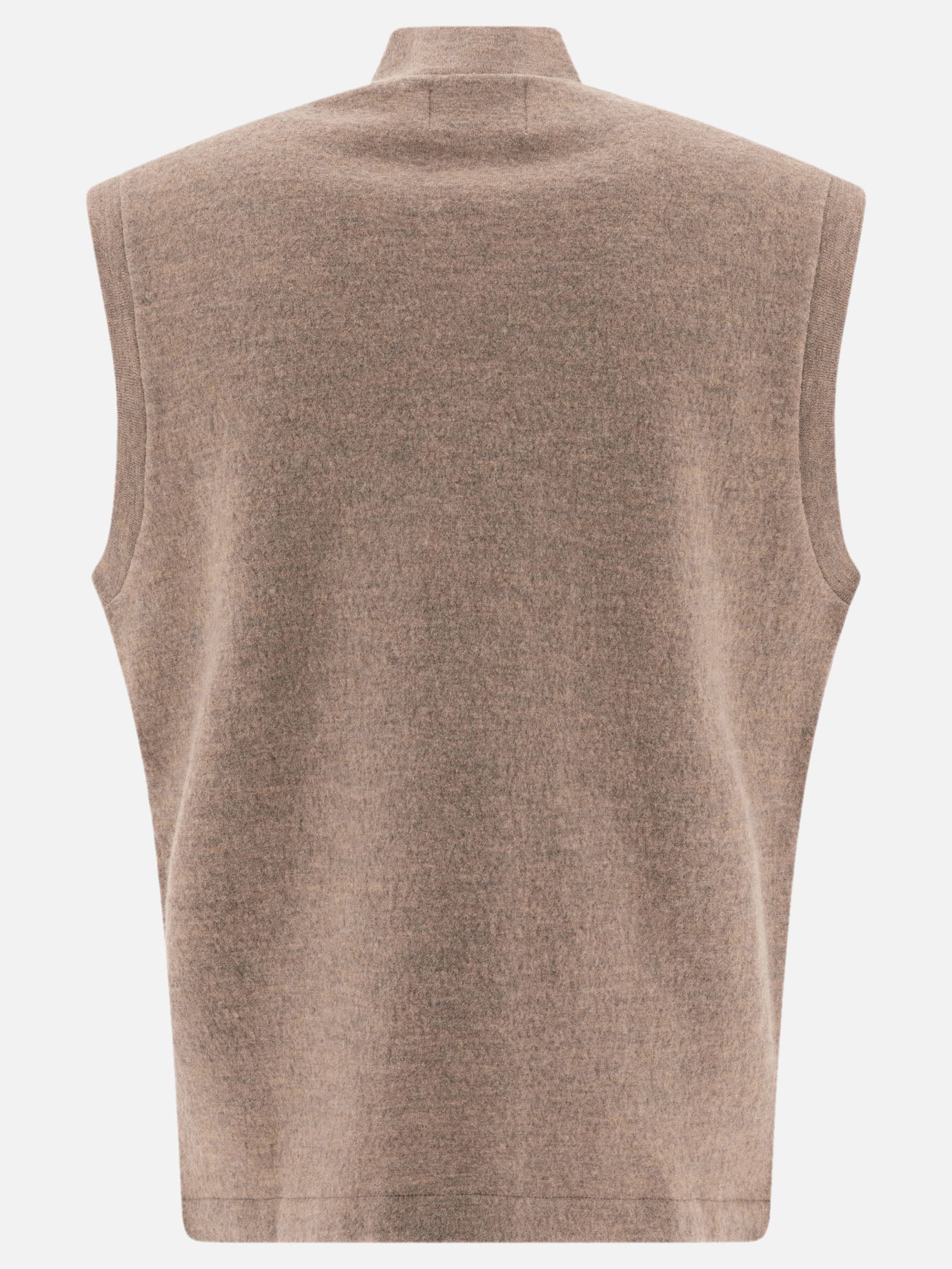 NN.07 Boiled wool vest Beige