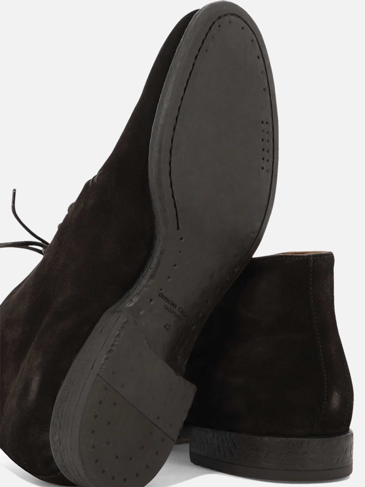 Brogues 100% suede - 100% rubber  Brown - Officine Creative Men | PDP | VIETTI Online Store | thumbnail_5
