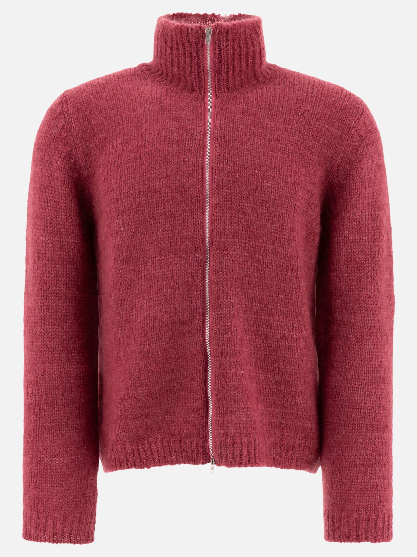 Our Legacy "Float Funnel" zipped sweater Bordeaux