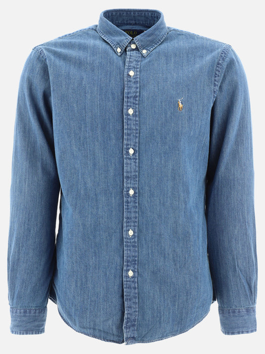 "Pony"denim shirt