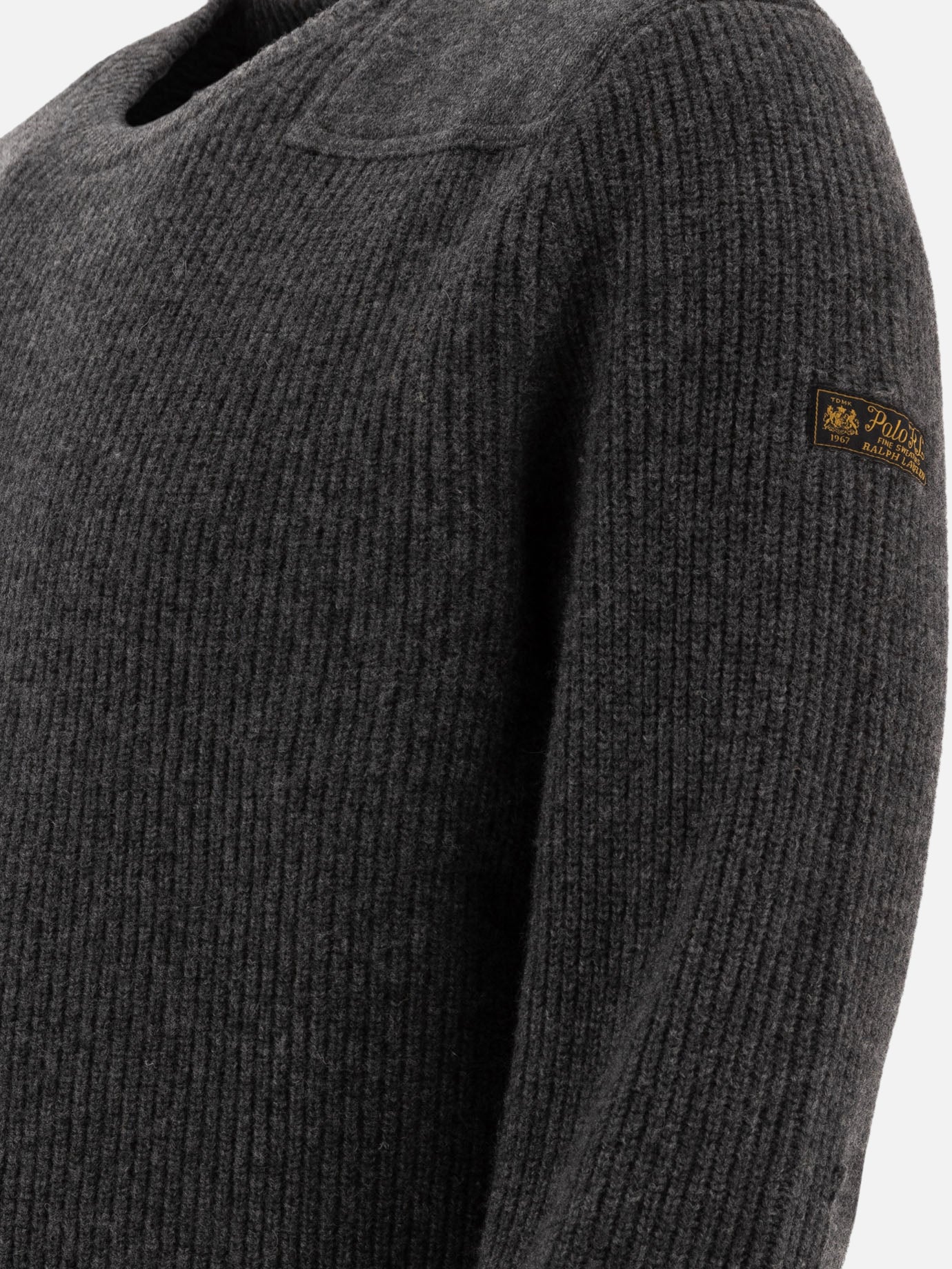 Polo Ralph Lauren English rib wool sweater Grey