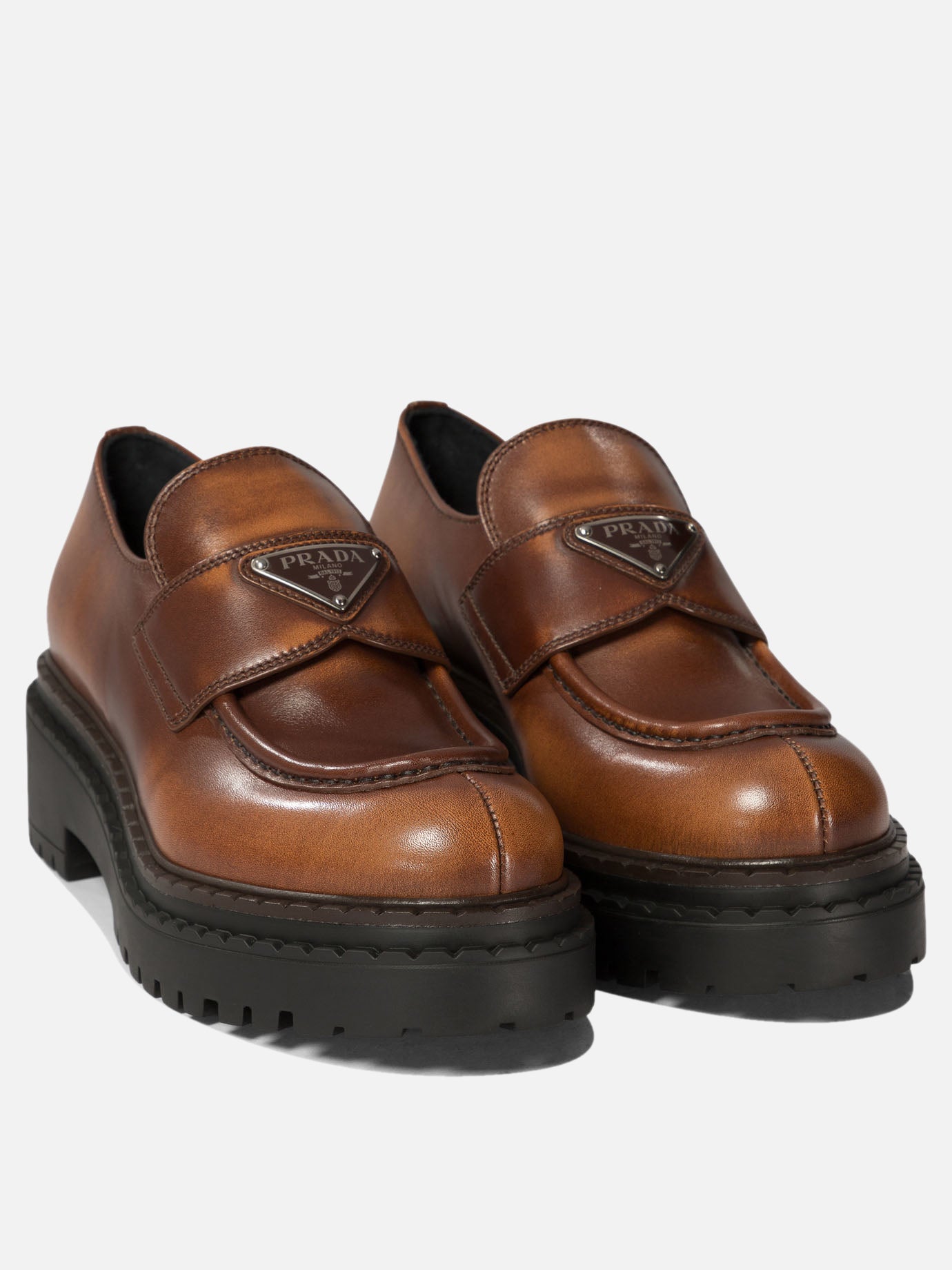 Prada "Double Chocolate" loafers Brown