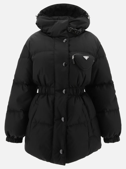 Down jackets Solid colour  Black - Prada Women | PLP | VIETTI Online Store 
