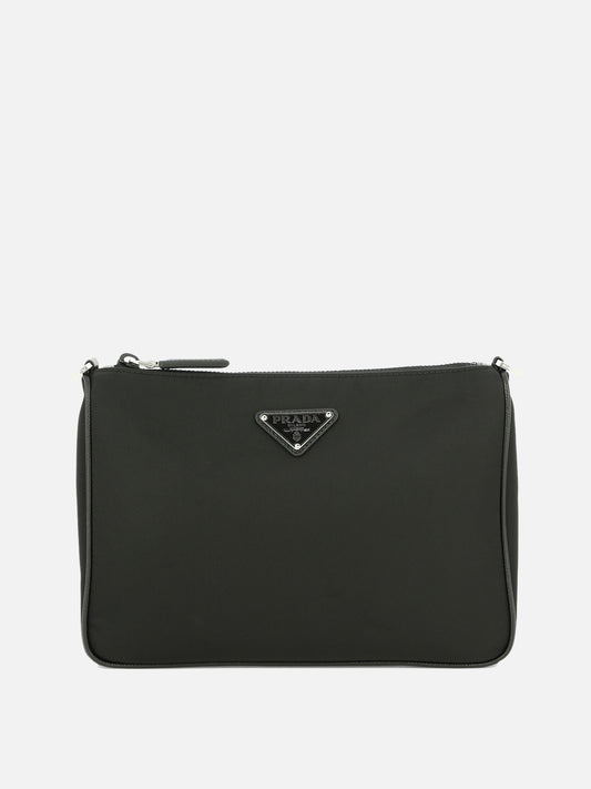 Saffiano-leather shoulder bag