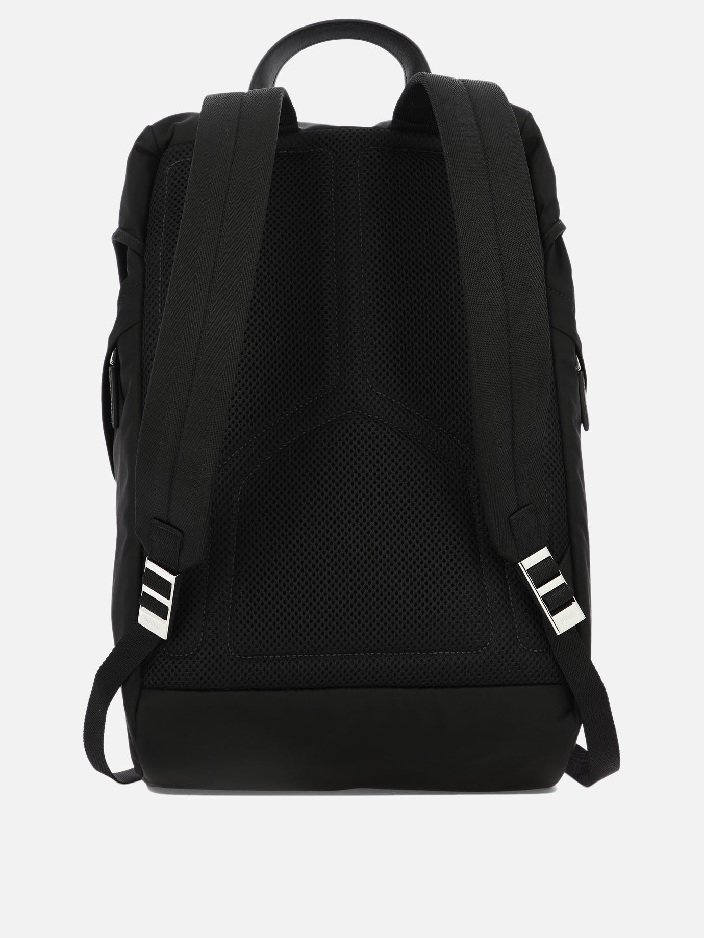 Re-Nylon backpack with Saffiano details