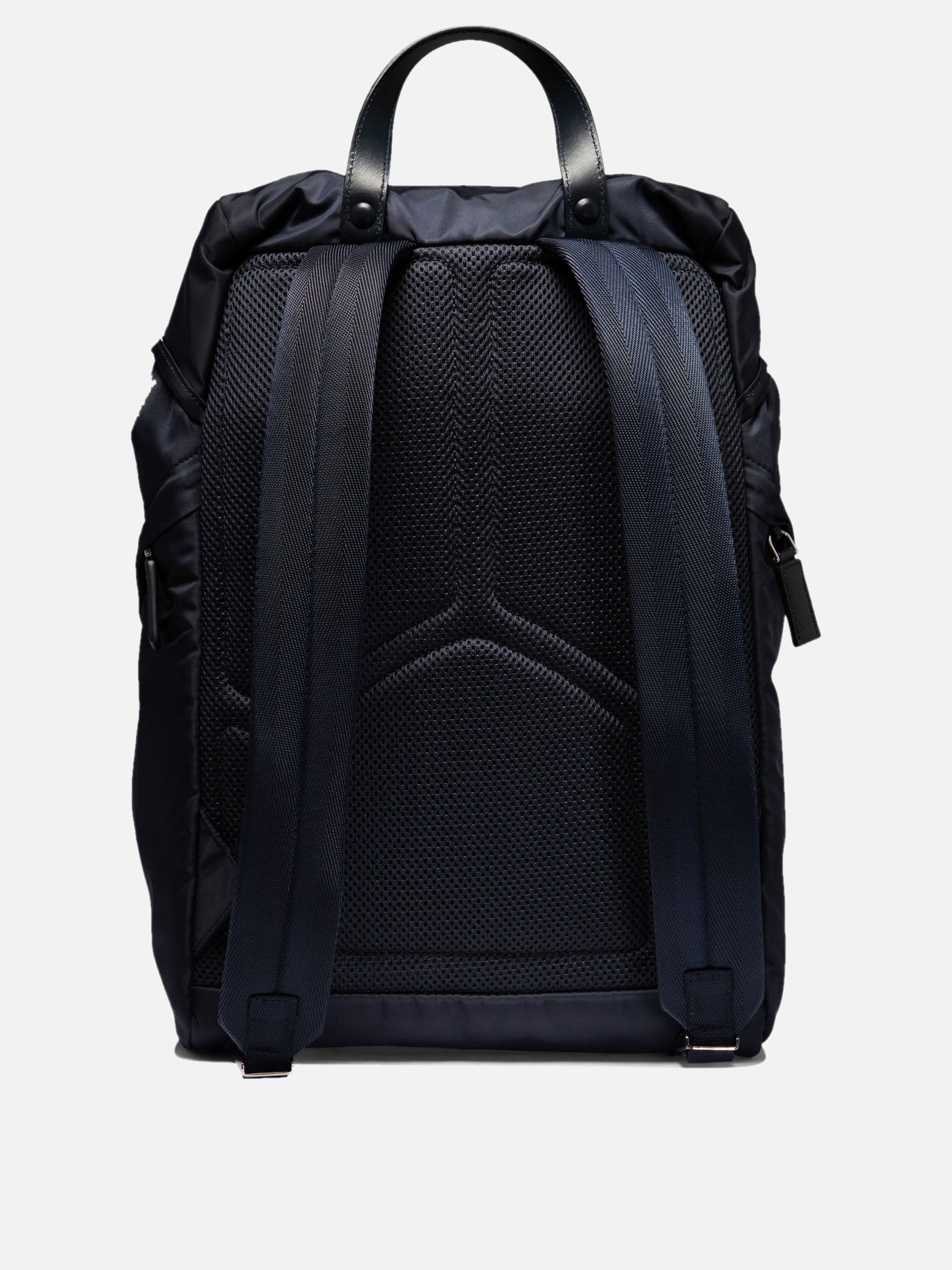 Re-Nylon backpack with Saffiano details