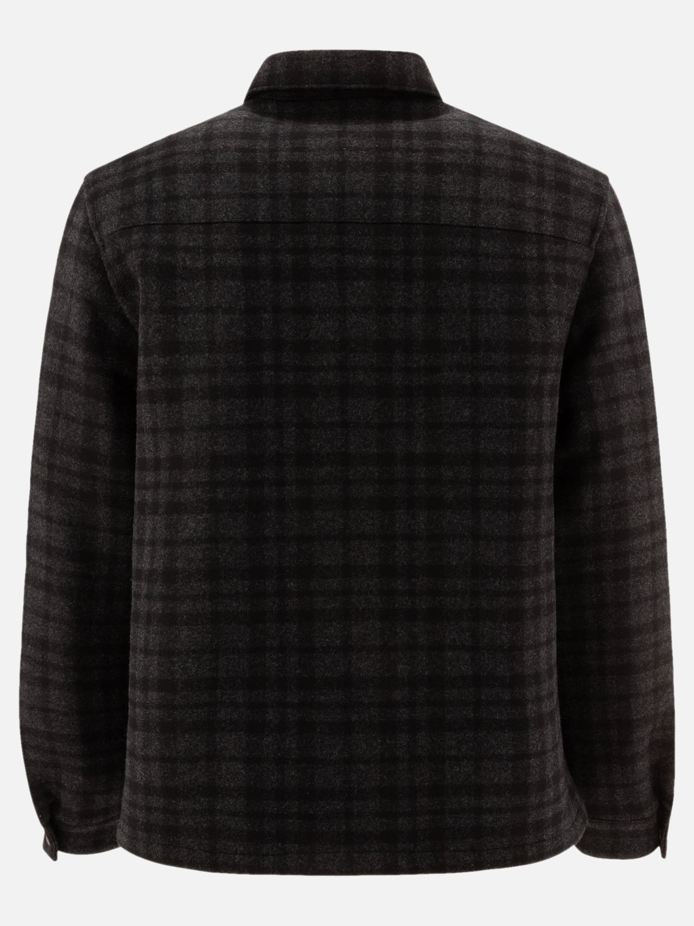 Prada Wool jacket with triangle logo Grey