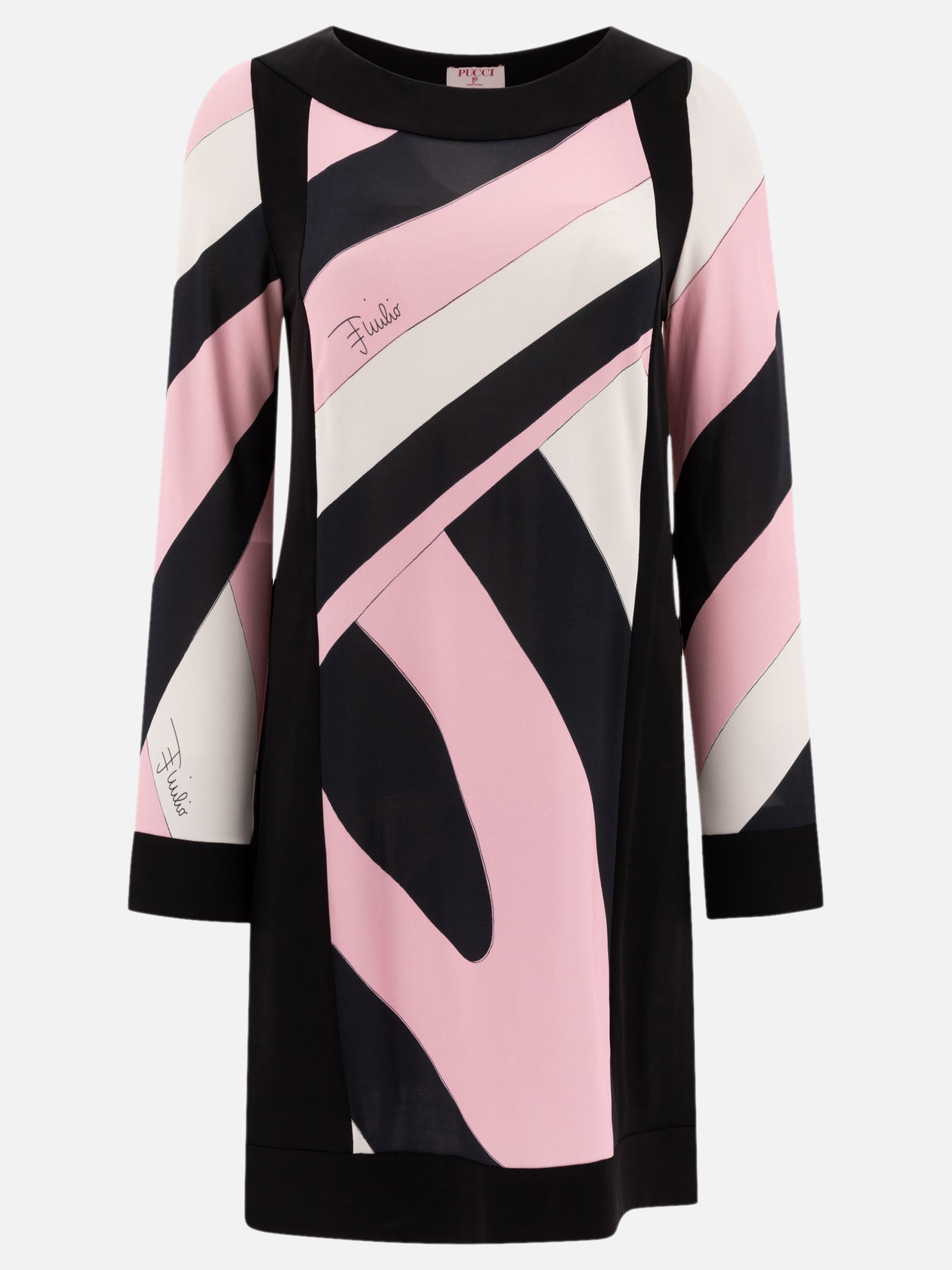 Pucci Iride-print dress Pink