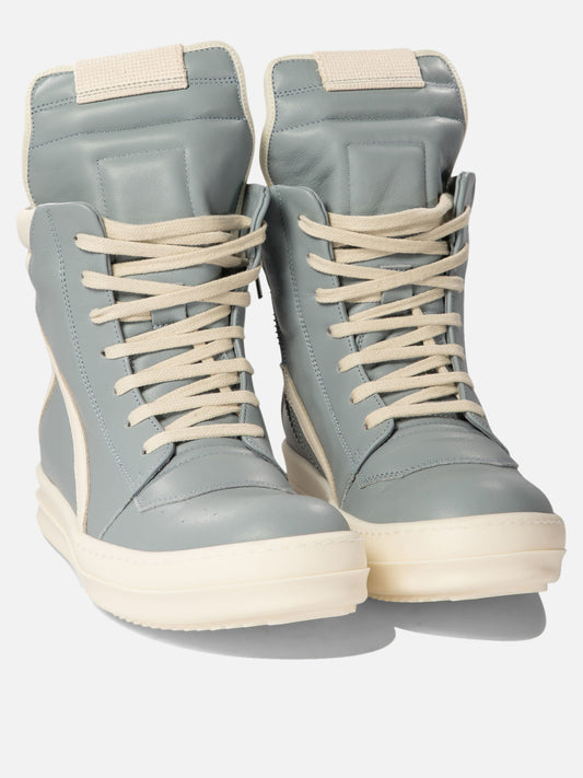 High top sneakers 100% calf leather - 100% rubber  Light blue - Rick Owens Women | PLP | VIETTI Online Store | 2
