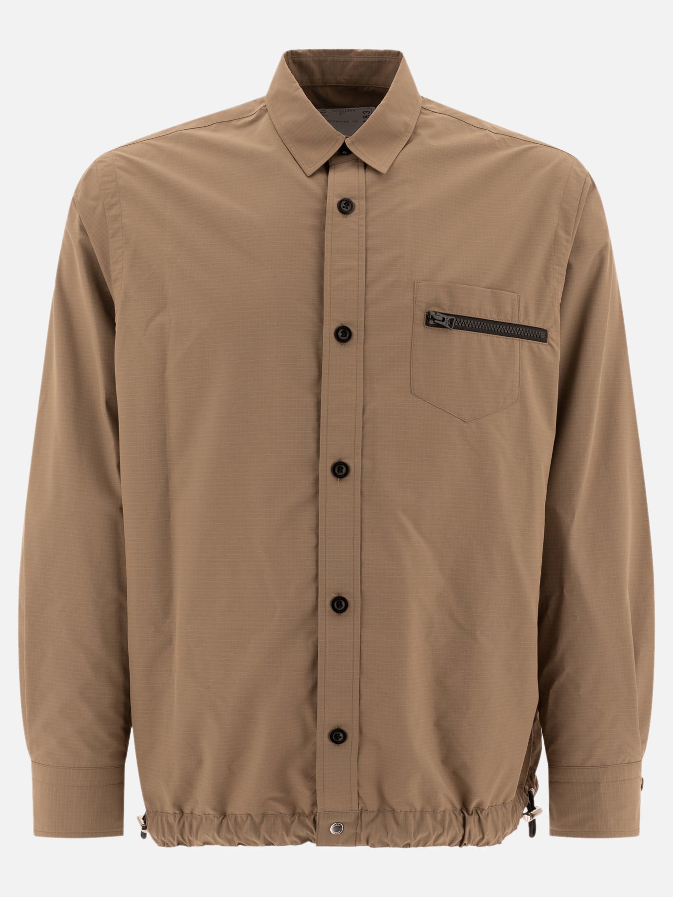 Sacai Shirt-style jacket Beige