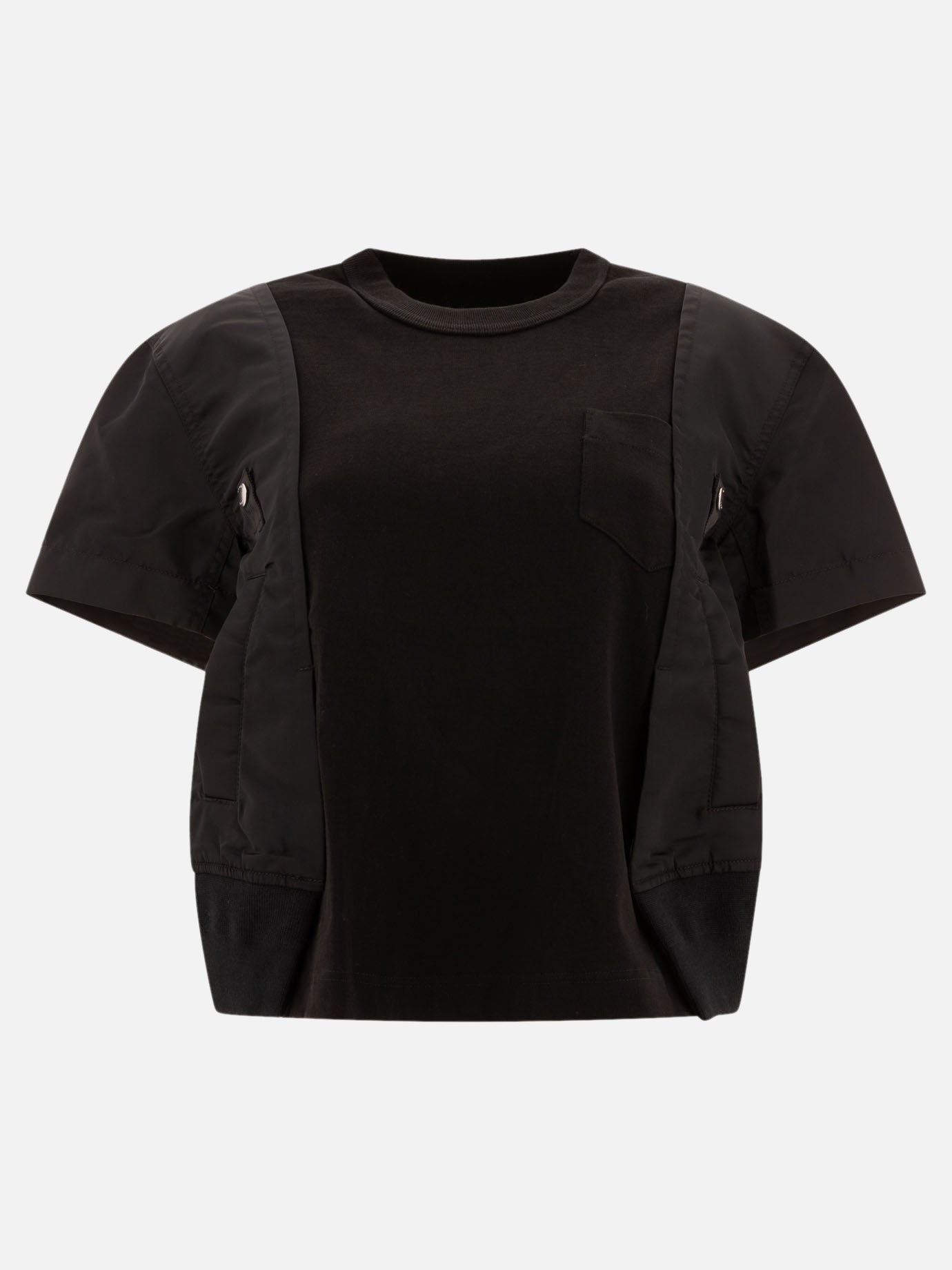 "Nylon Twill x Cotton Jersey" t-shirt