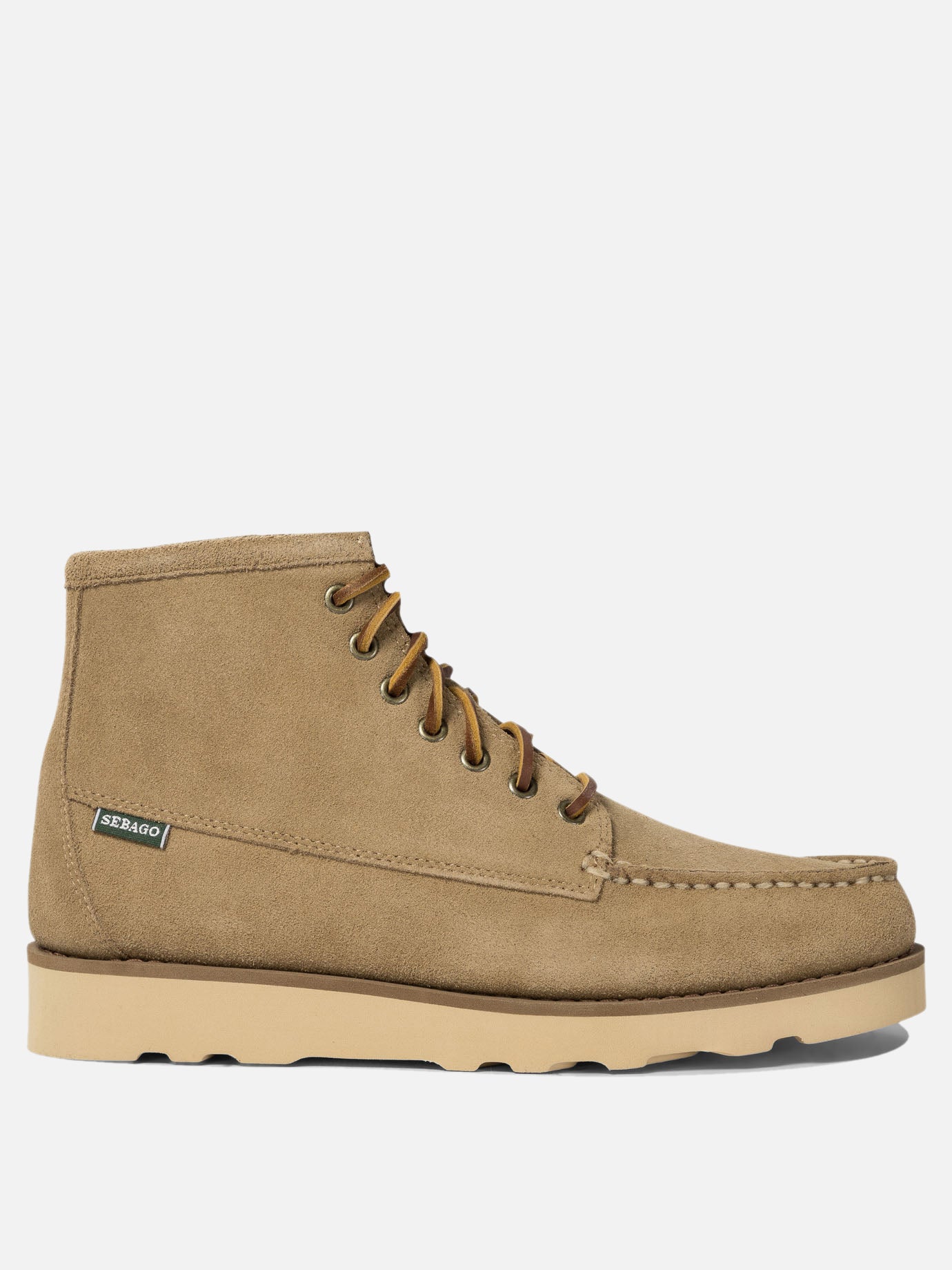 Sebago "Tala Mid Suede" lace-ups Beige