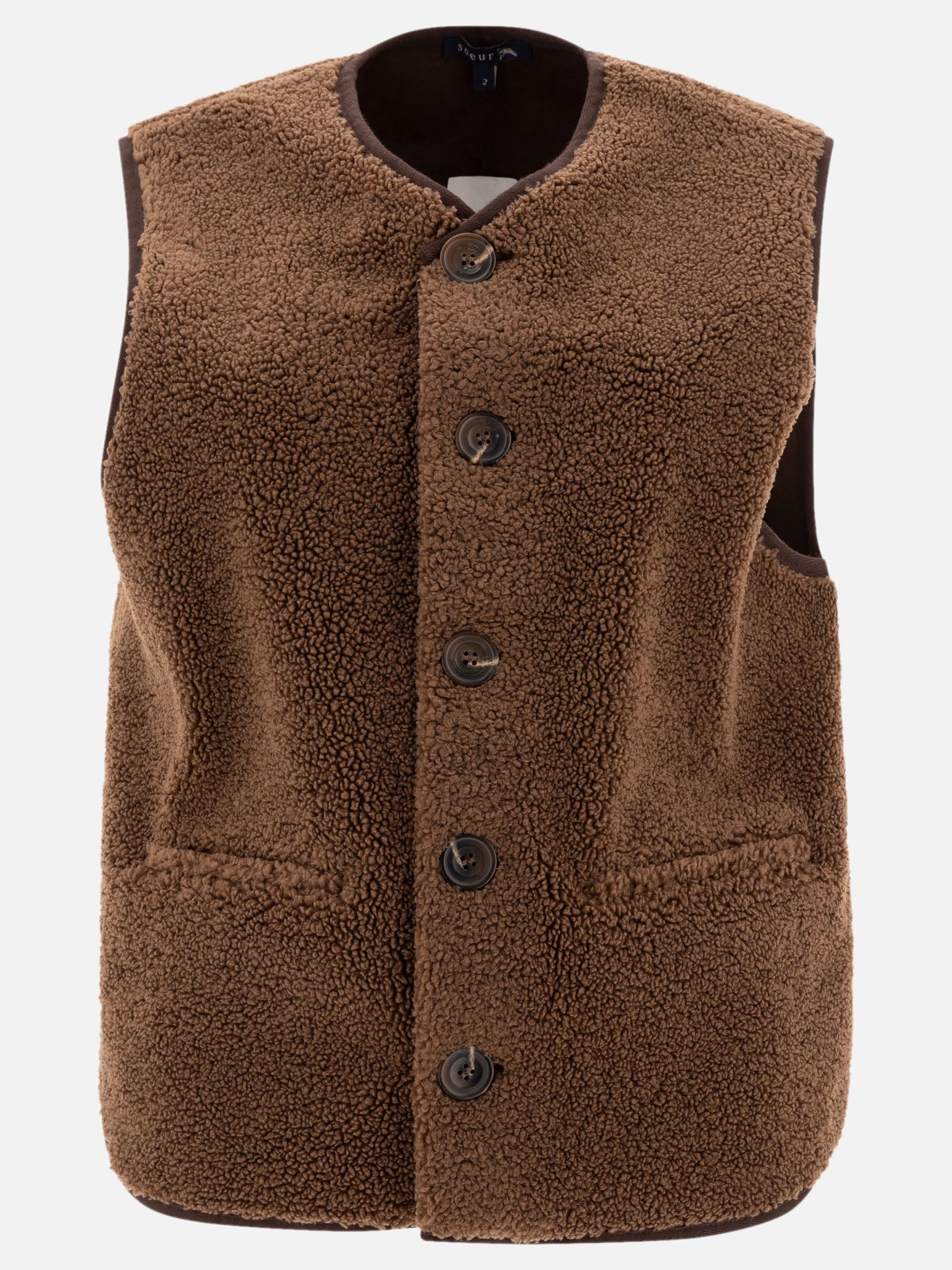 Soeur "Fusil" vest jacket Brown