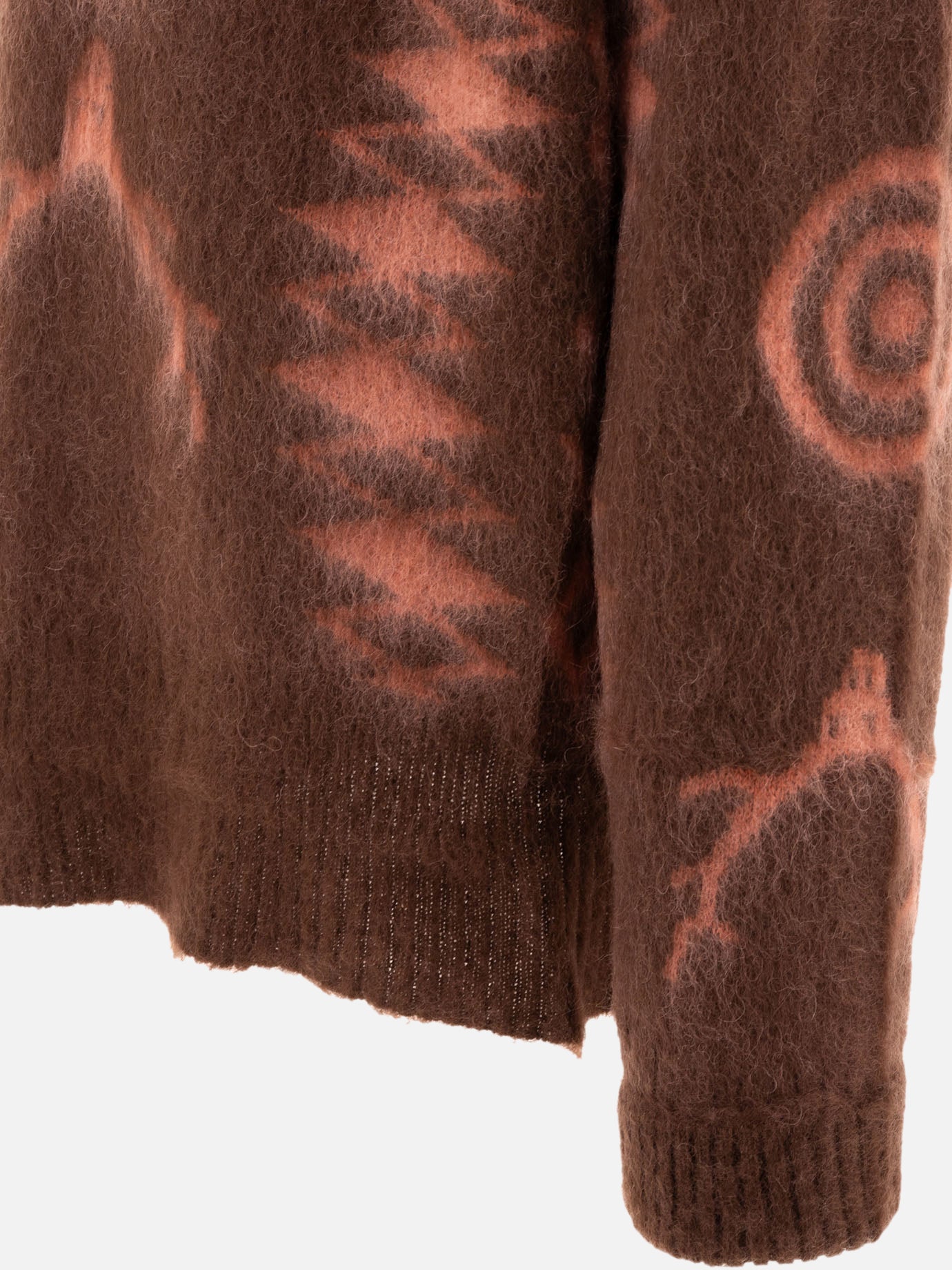 South2 West8 "Native" sweater Brown