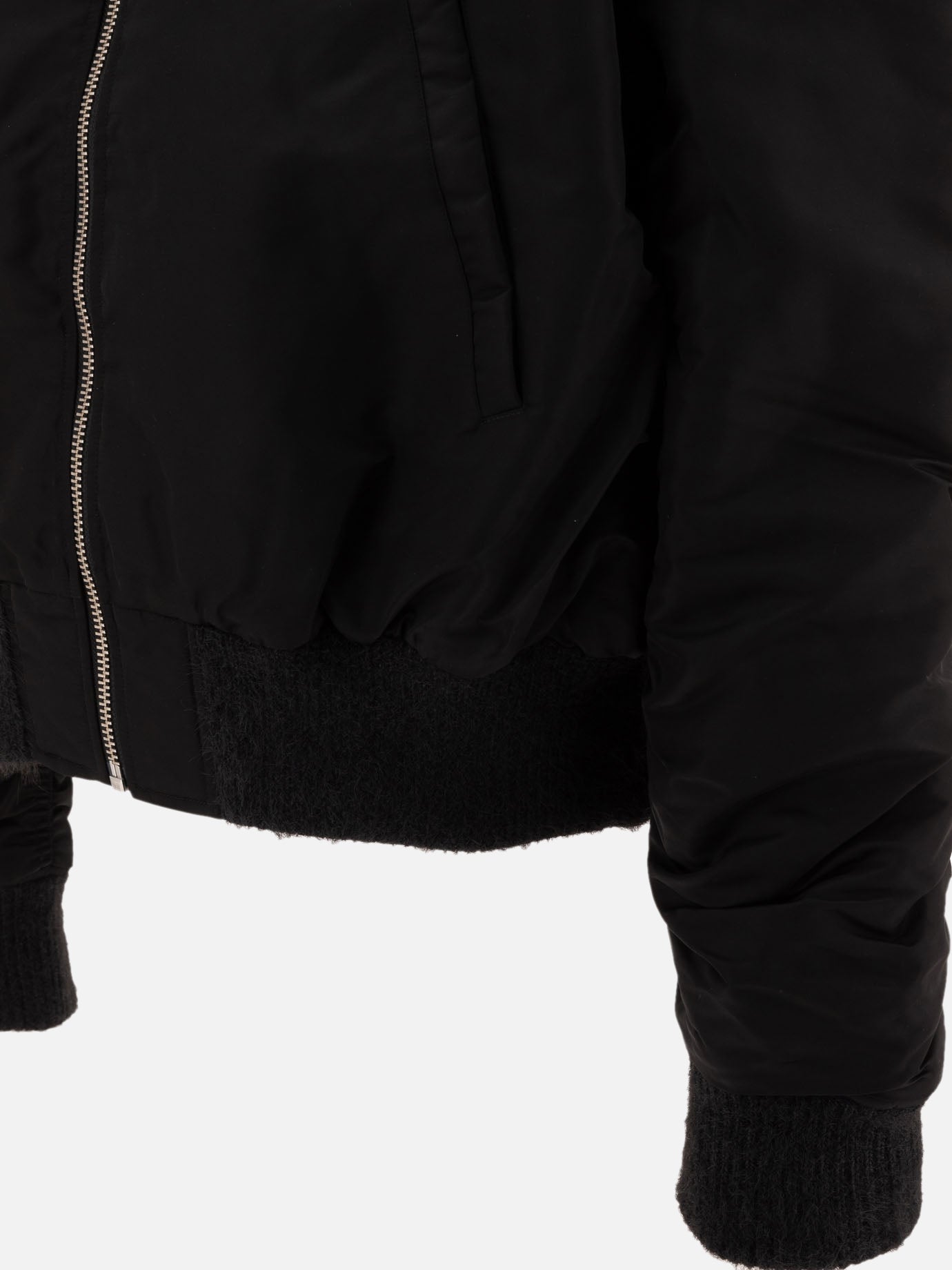 Bomber jackets Solid colour  Black - Stockholm Surfboard Club Men | PDP | VIETTI Online Store | Zoom-Modal_4
