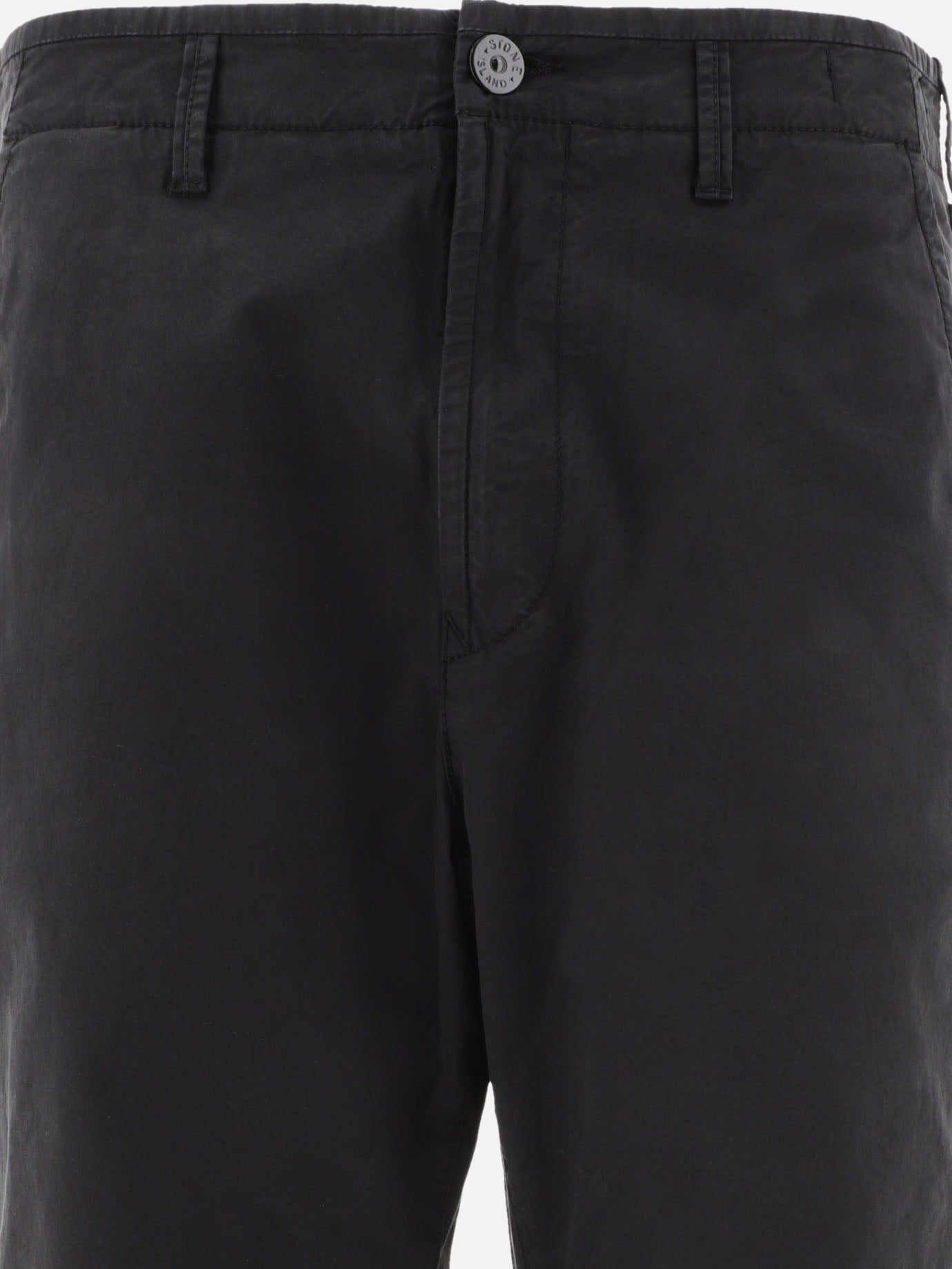 Stone Island "Compass" cargo trousers Black