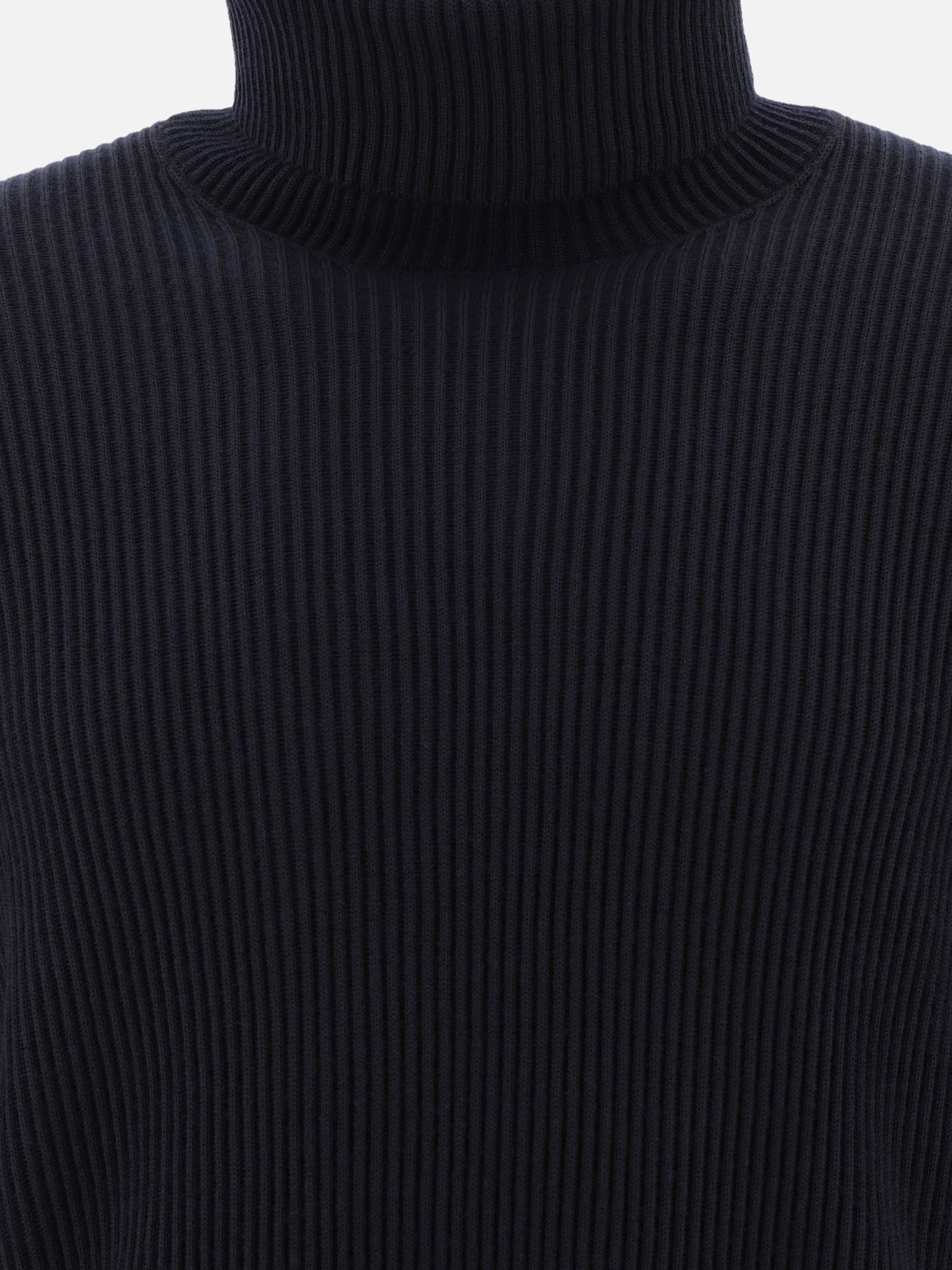 "Compass" ribbed turtleneck sweater