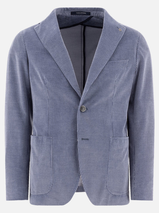 Tagliatore "Montecarlo" single-breasted blazer 15388100_48 Blue 1