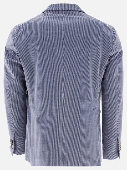 Tagliatore "Montecarlo" single-breasted blazer 15388100_48 Blue 2