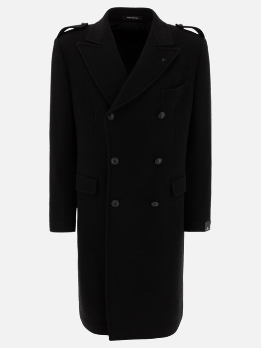 Tagliatore "Otis" coat 13984441_48 Black 1