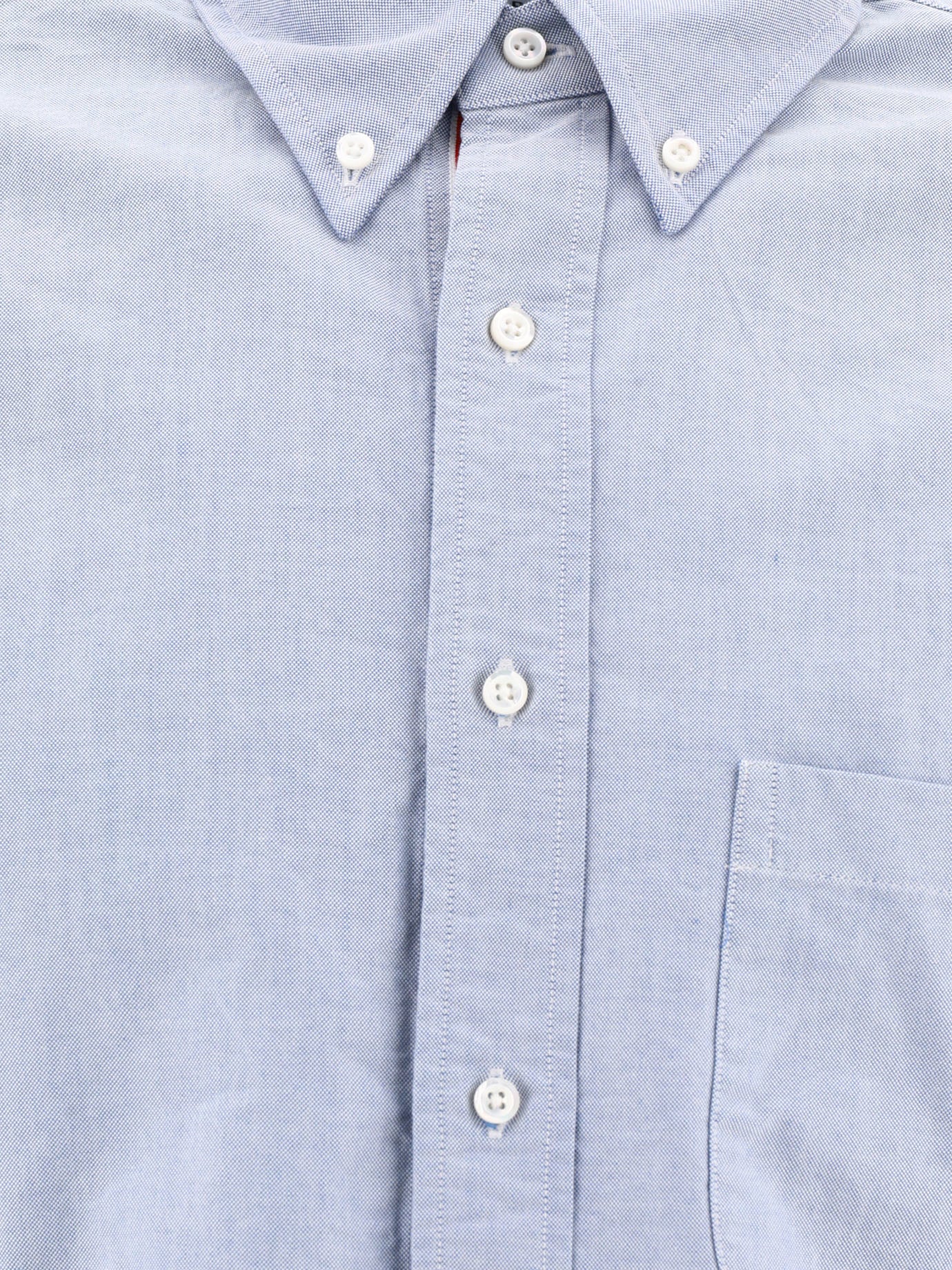 Thom Browne Shirt with chest pocket Light blue