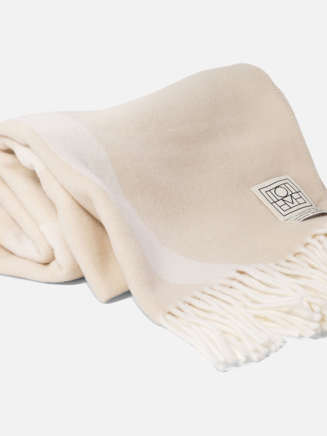 Toteme "Monogram Jacquard" scarf White