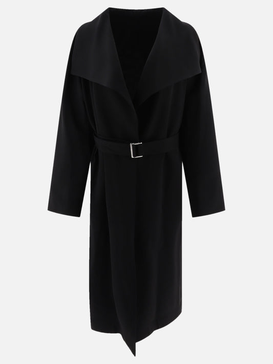 Toteme "Signature Twill" coat Black