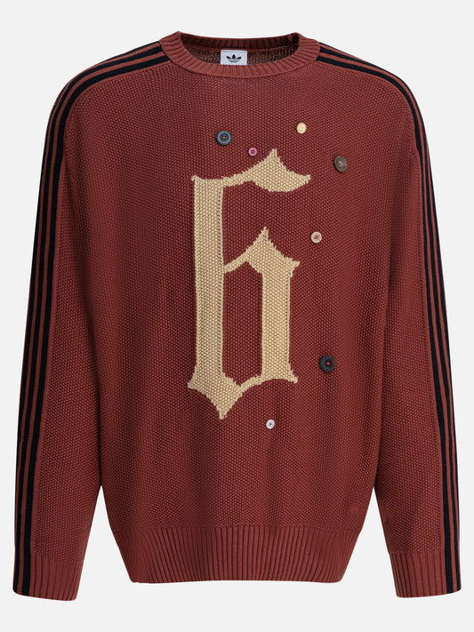 Crewneck sweaters Embroidered  Bordeaux - Adidas Originals Men | PLP | VIETTI Online Store 
