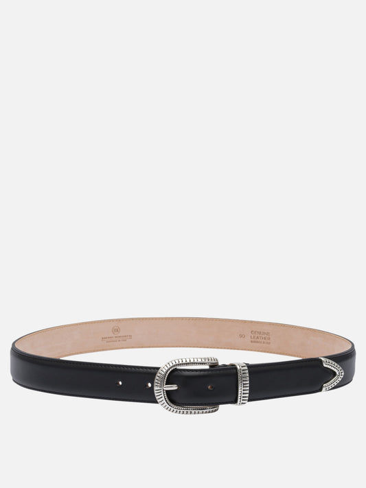 Leather belts 100% leather  Black - Adriano Meneghetti Women | VIETTI Online Store 
