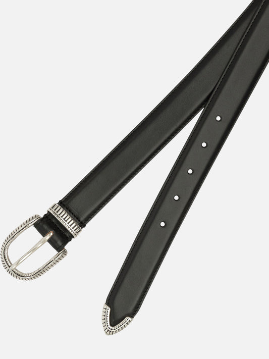 Leather belts 100% leather  Black - Adriano Meneghetti Women | VIETTI Online Store | 2
