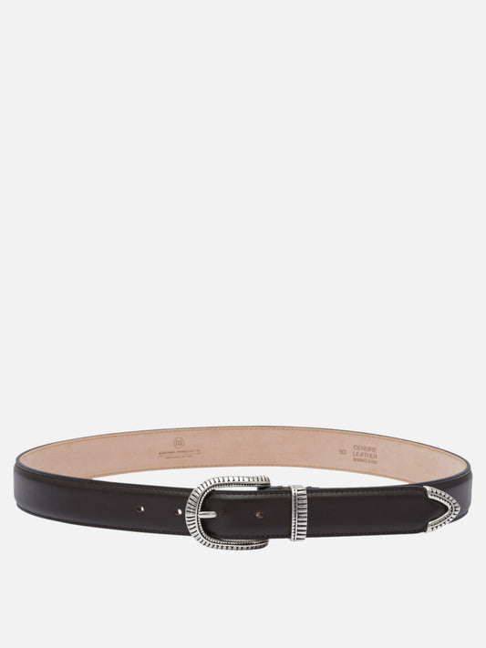 Leather belts 100% leather  Brown - Adriano Meneghetti Women | VIETTI Online Store 
