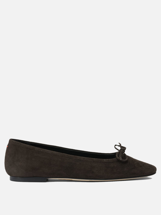Classic ballet flats 100% leather - 100% leather  Brown - Aeyde Women | PLP | VIETTI Online Store 
