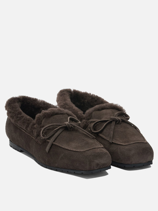 Loafers 100% cow suede leather - 100% leather  Brown - Aeyde Women | PLP | VIETTI Online Store | 2
