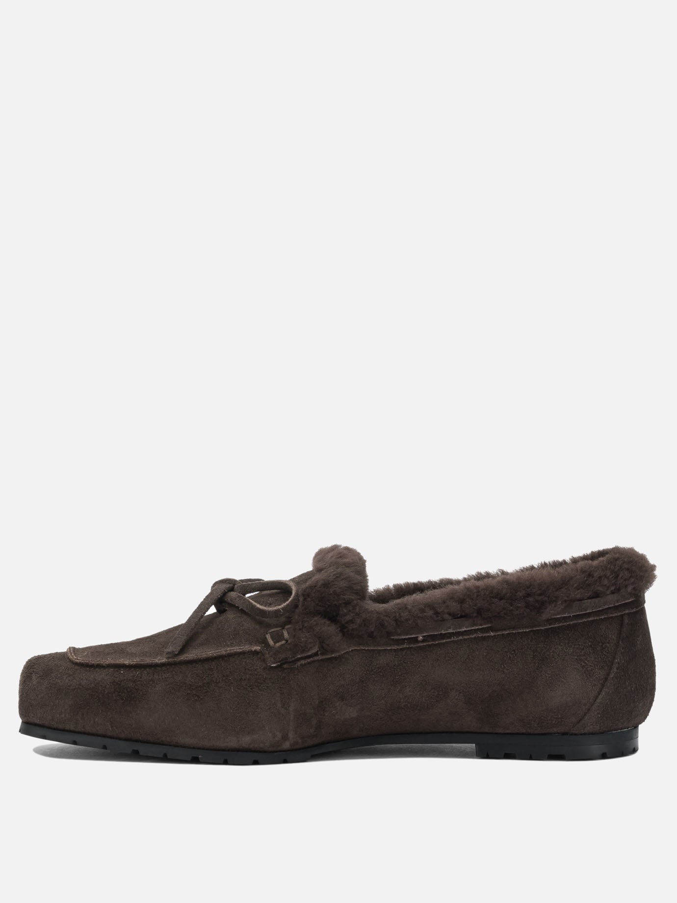 Loafers 100% cow suede leather - 100% leather  Brown - Aeyde Women | PDP | VIETTI Online Store | thumbnail_3