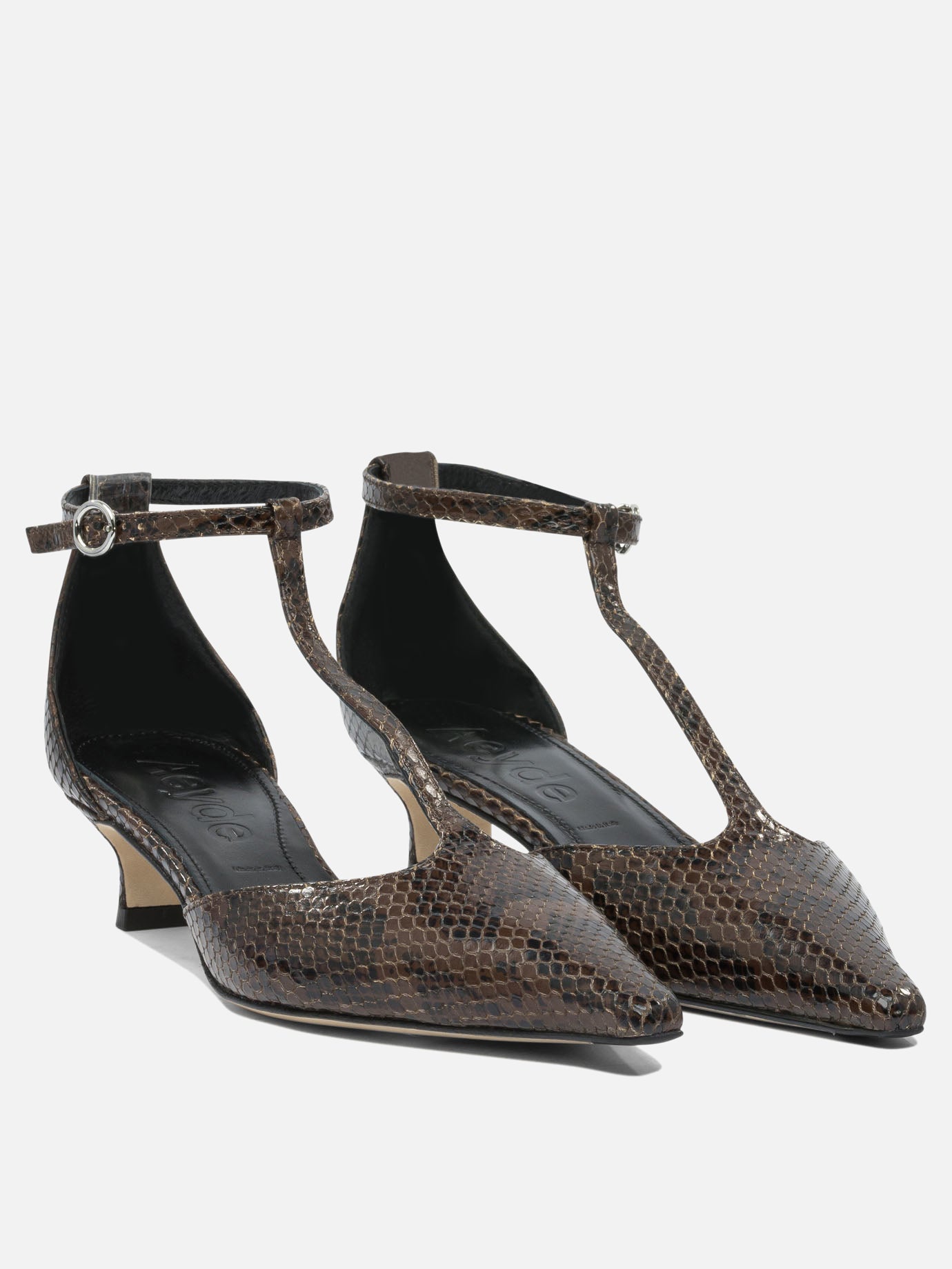Pumps 100% leather - 70% leather 30% rubber  Brown - Aeyde Women | PDP | VIETTI Online Store | thumbnail_2
