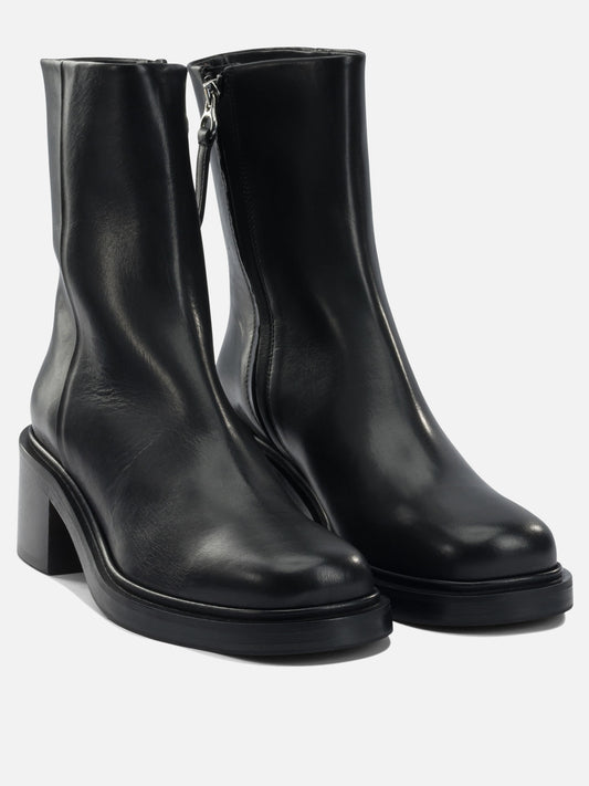 Zipped boots 100% leather - 70% leather 30% rubber  Black - Aeyde Women | PLP | VIETTI Online Store | 2
